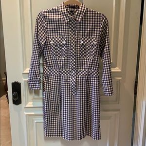 Theory gingham dress